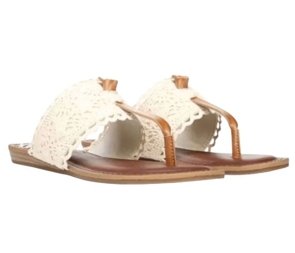 FERGALICIOUS BY FERGIE Crochet Knitted Sandals Size 6.5